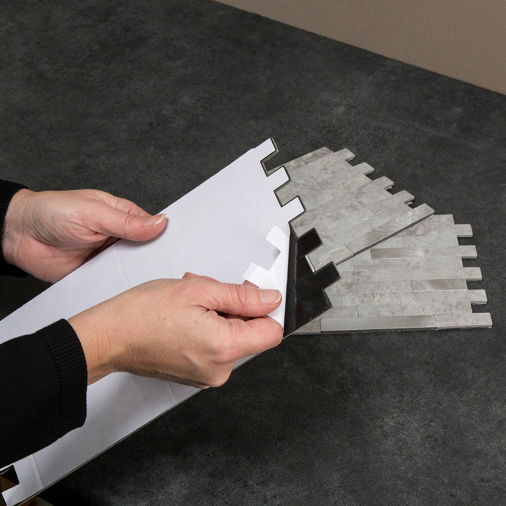 Carreaux muraux autocollants Aspect Collage