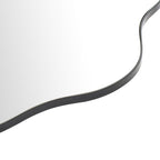 Miroir mural asymétrique ondulé de style antique