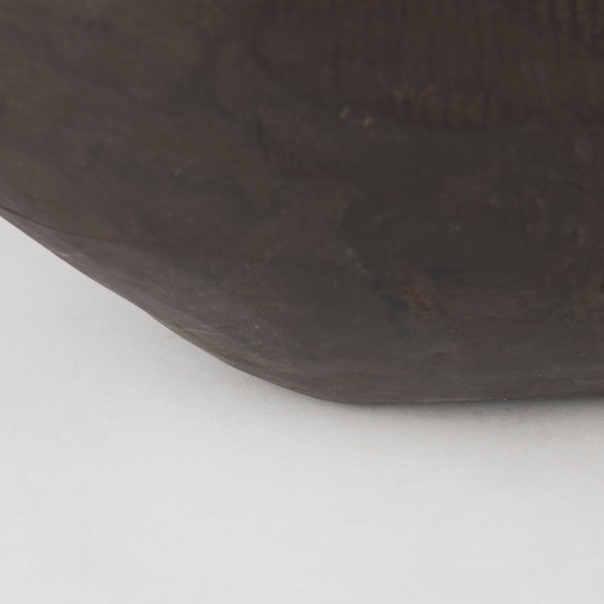 Bol oblong extra large Athena en bois récupéré noir-brun - 26,0 L x 10,0 l x 7,0 H