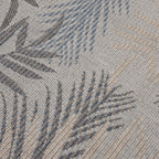 Tapis d'intérieur/extérieur à motif de feuilles de palmier des Bahamas