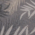 Tapis d'intérieur/extérieur à motif de feuilles de palmier des Bahamas