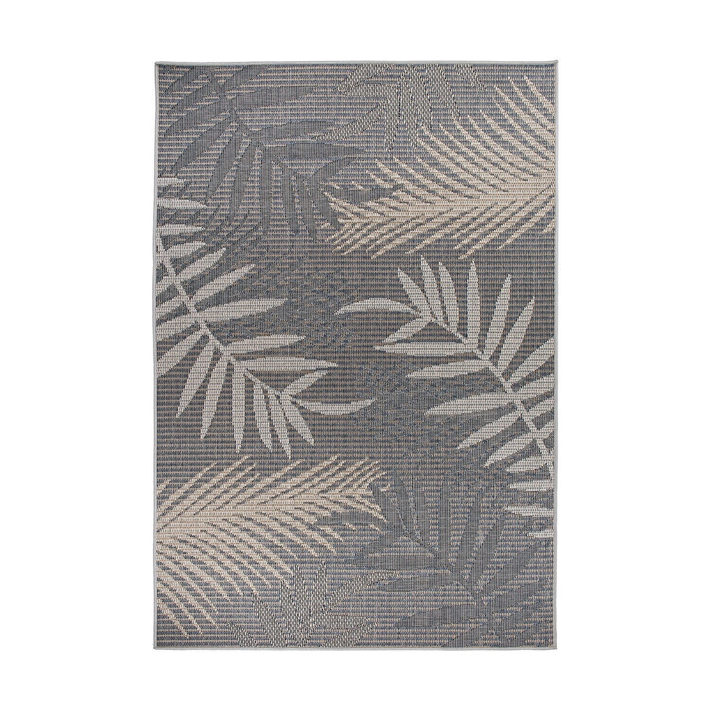 Tapis d'intérieur/extérieur à motif de feuilles de palmier des Bahamas