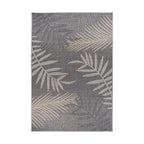 Tapis d'intérieur/extérieur à motif de feuilles de palmier des Bahamas