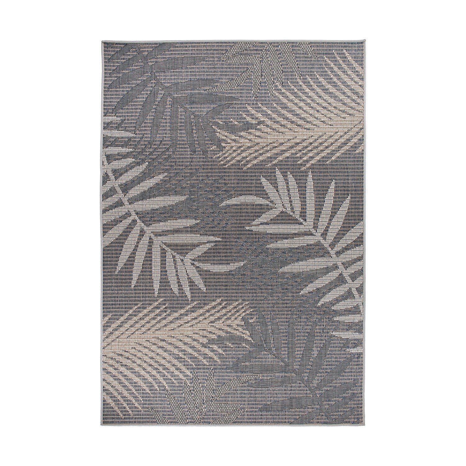 Tapis d'intérieur/extérieur à motif de feuilles de palmier des Bahamas