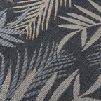 Tapis d'intérieur/extérieur à motif de feuilles de palmier des Bahamas
