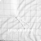 Parure de lit Bare Home en percale de coton biologique