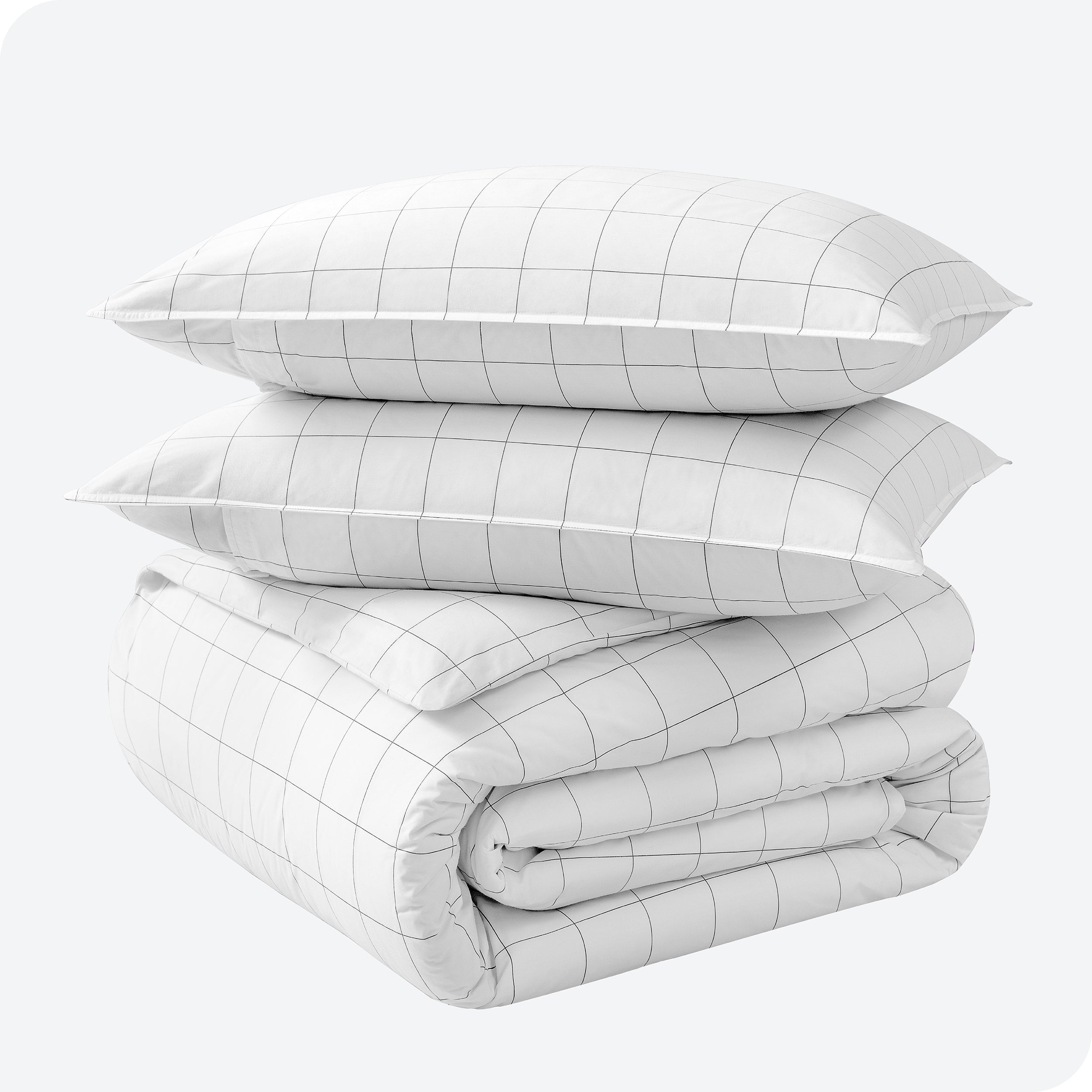 Parure de lit Bare Home en percale de coton biologique