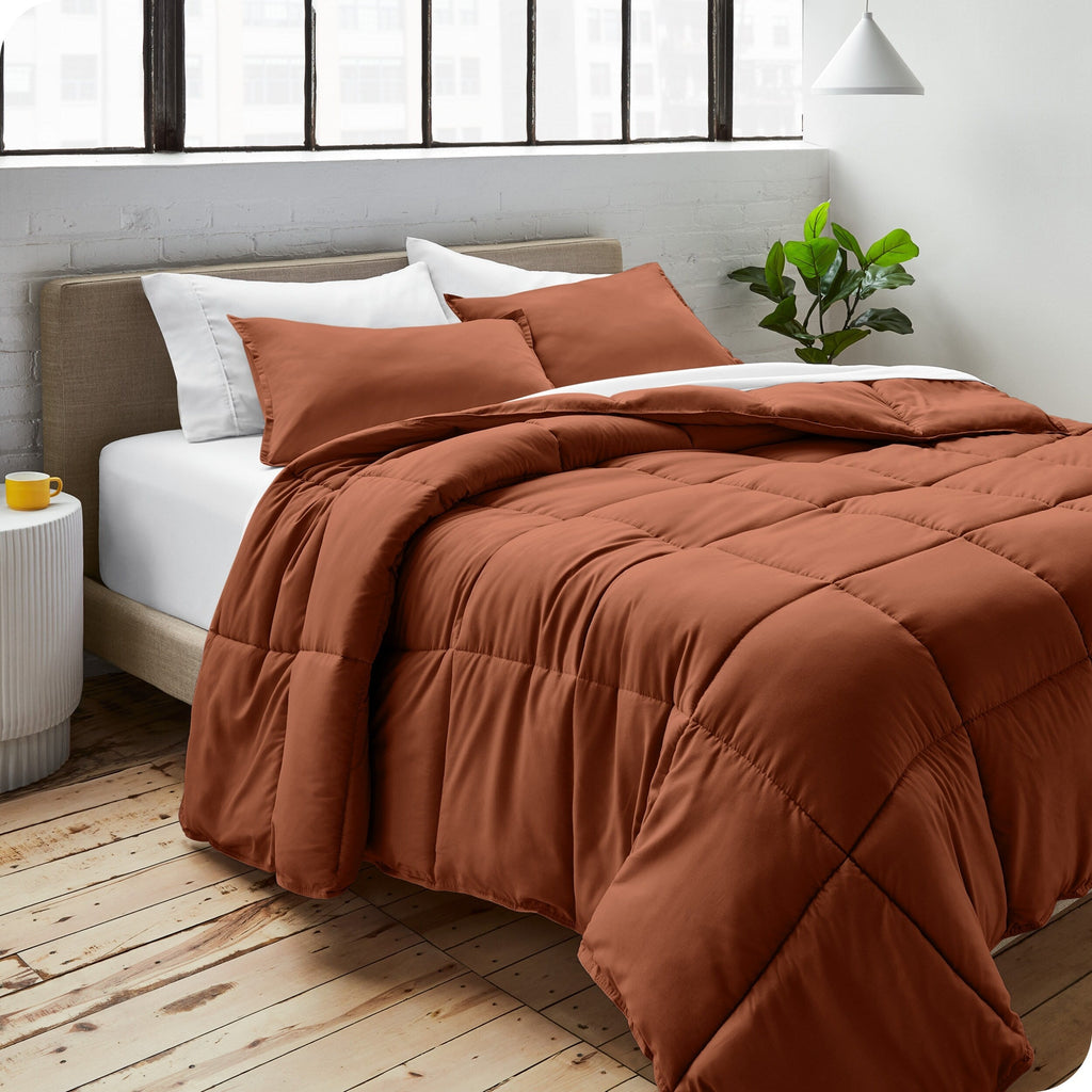 Ensemble de couette hypoallergénique Bare Home en duvet synthétique