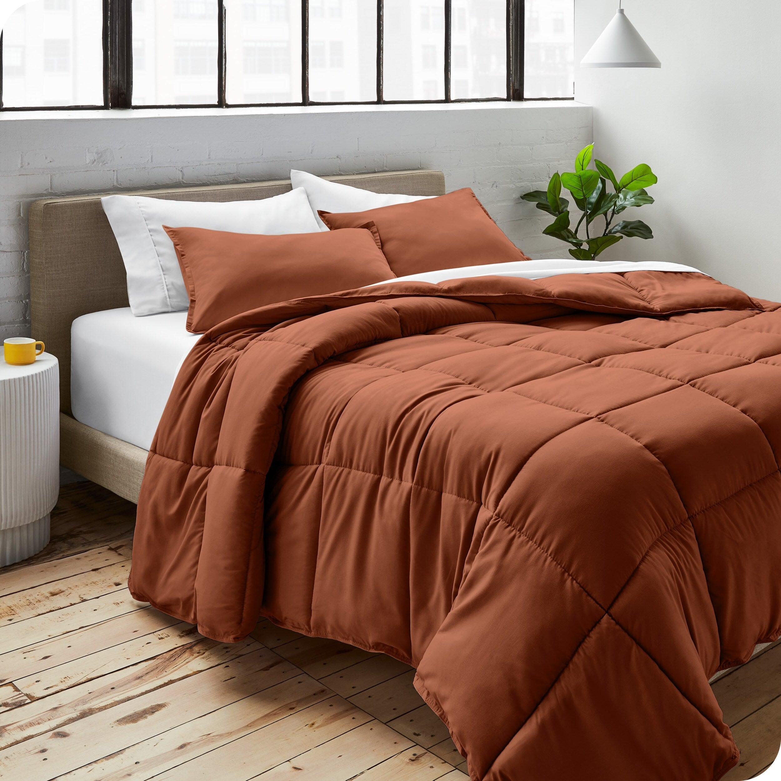 Ensemble de couette hypoallergénique Bare Home en duvet synthétique