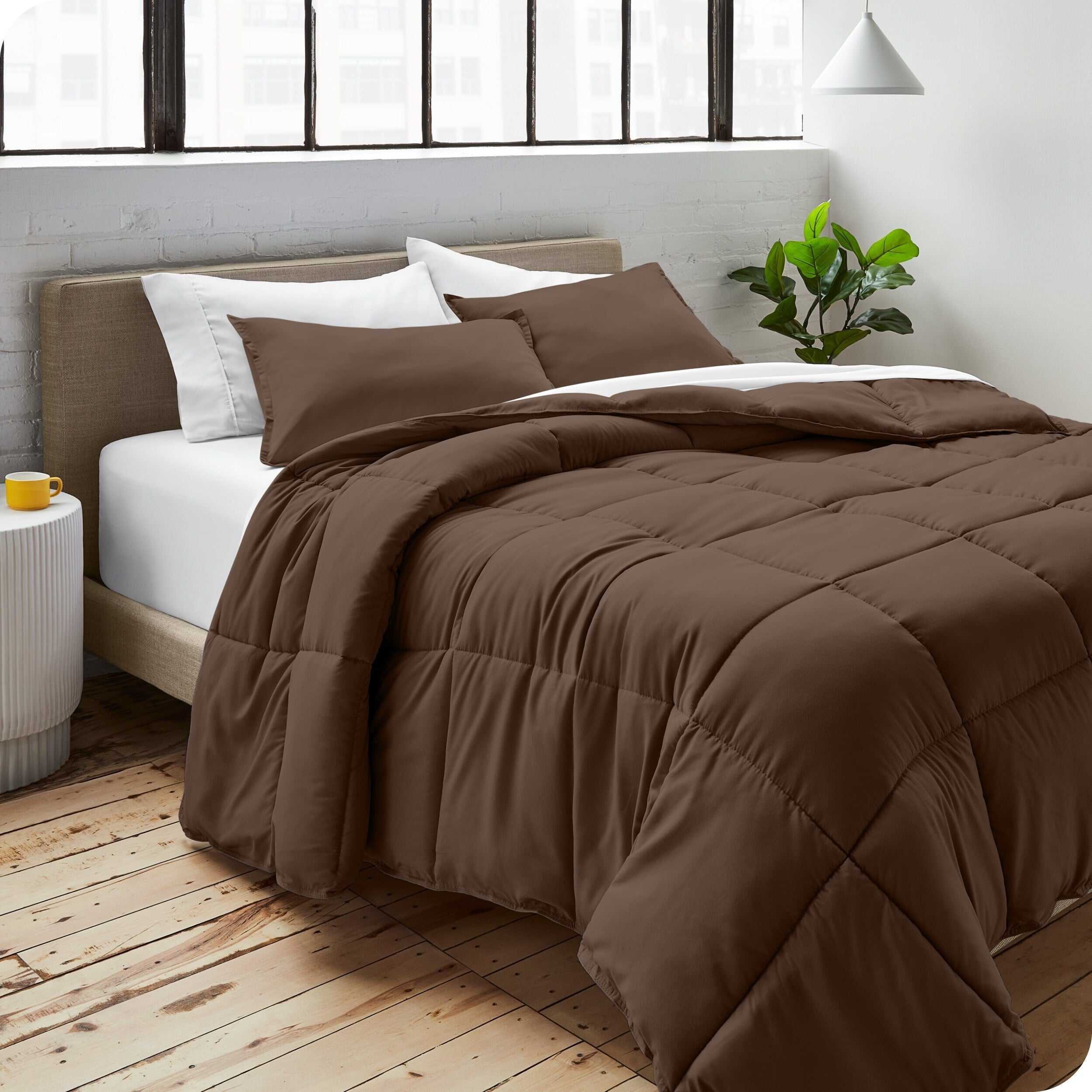 Ensemble de couette hypoallergénique Bare Home en duvet synthétique