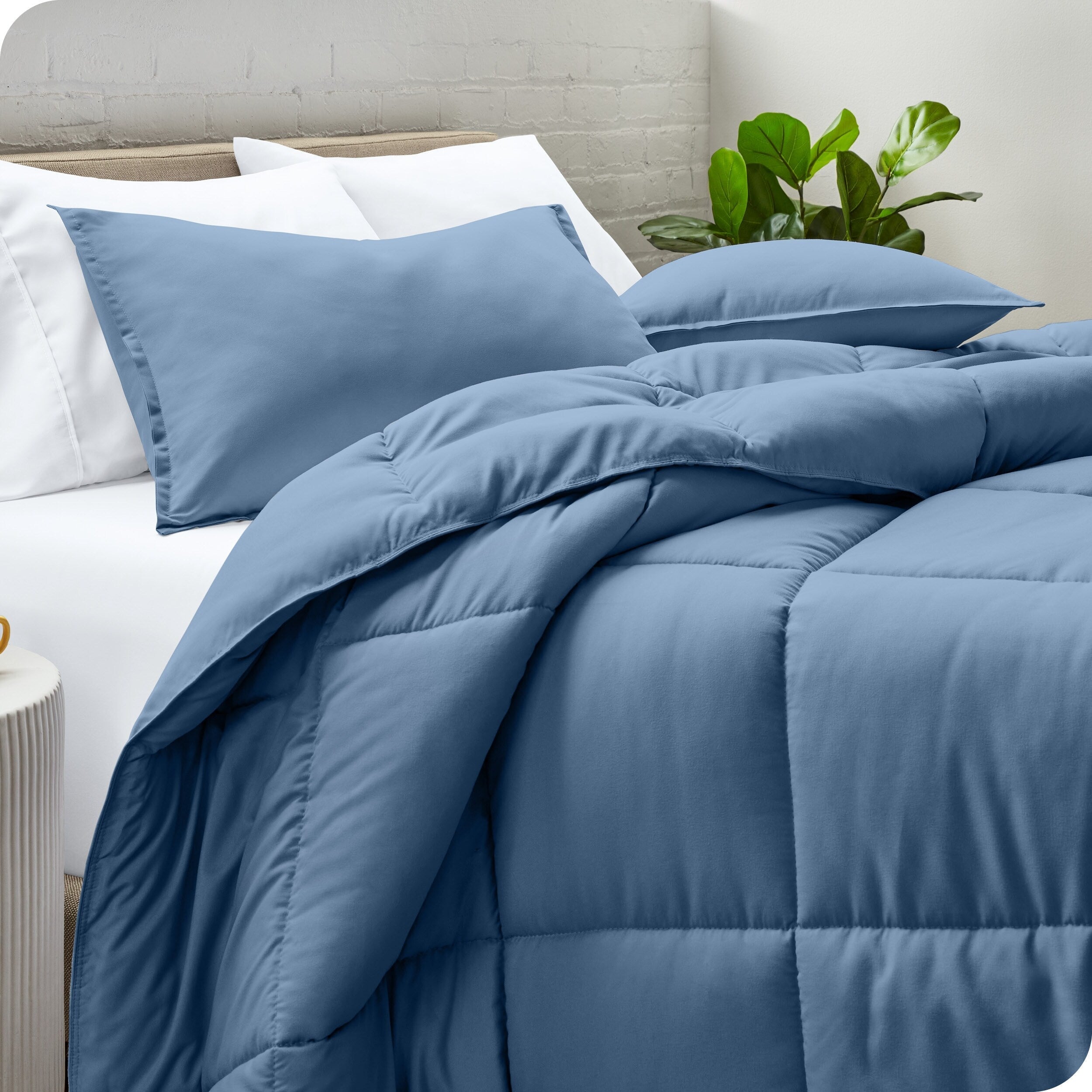 Ensemble de couette hypoallergénique Bare Home en duvet synthétique