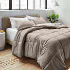 Ensemble de couette hypoallergénique Bare Home en duvet synthétique