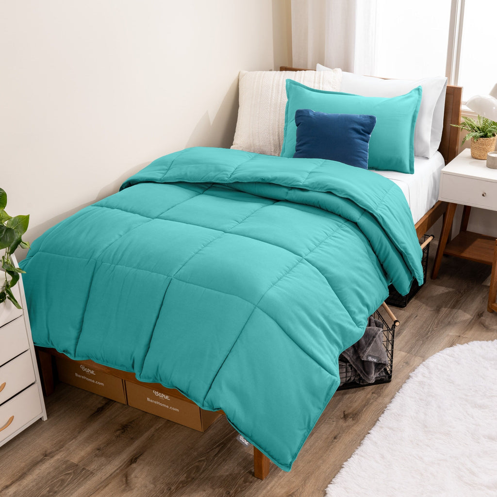 Ensemble de couette hypoallergénique Bare Home en duvet synthétique