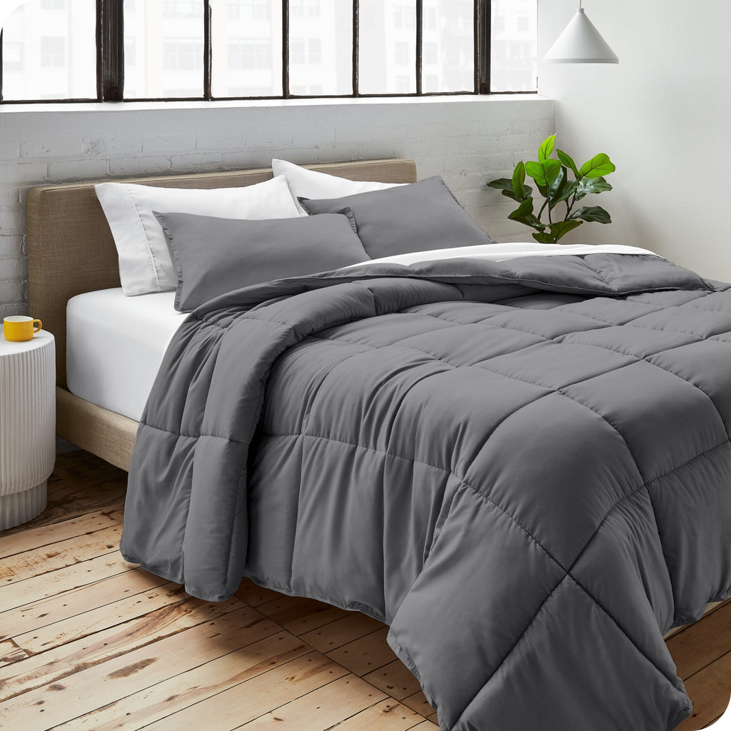 Ensemble de couette hypoallergénique Bare Home en duvet synthétique