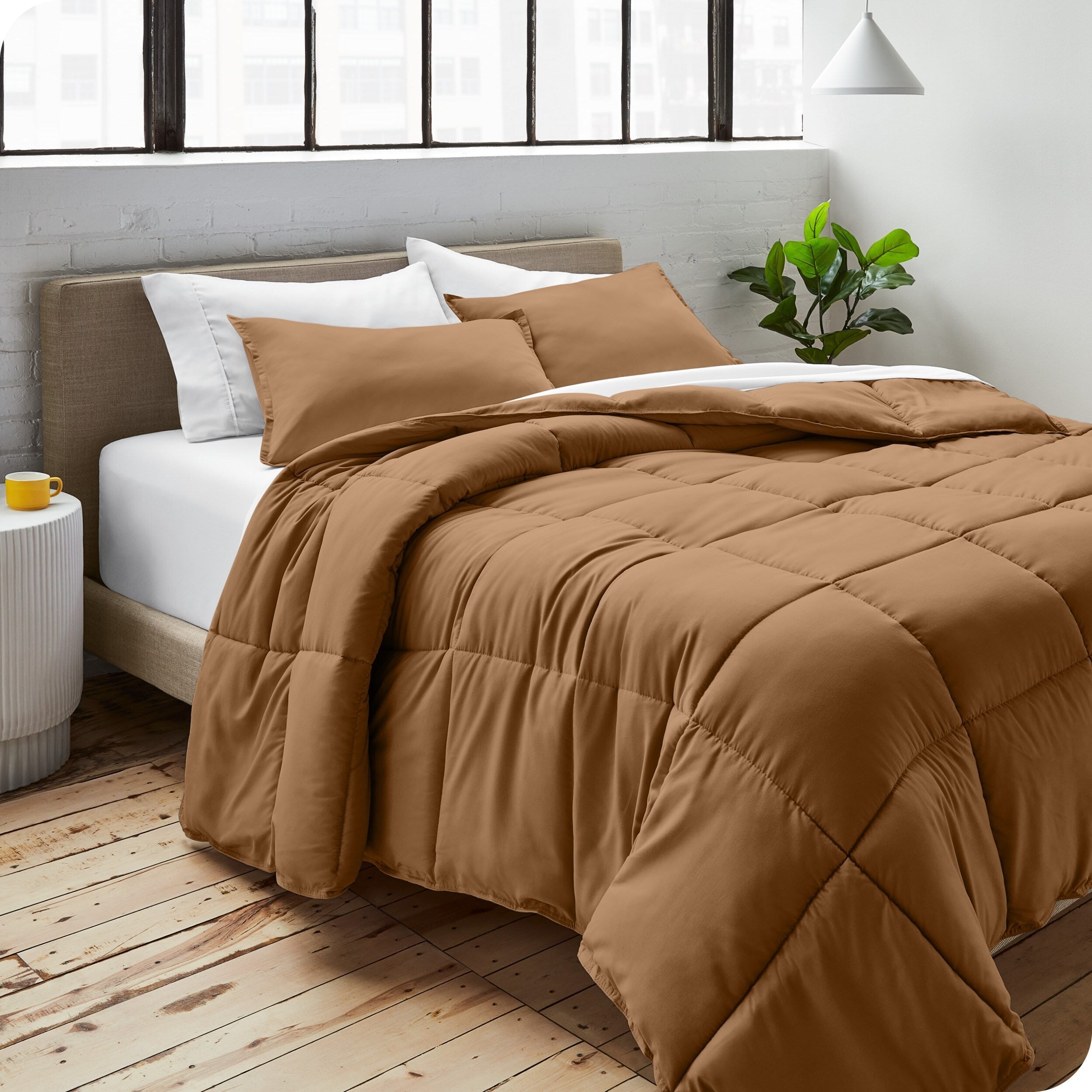 Ensemble de couette hypoallergénique Bare Home en duvet synthétique