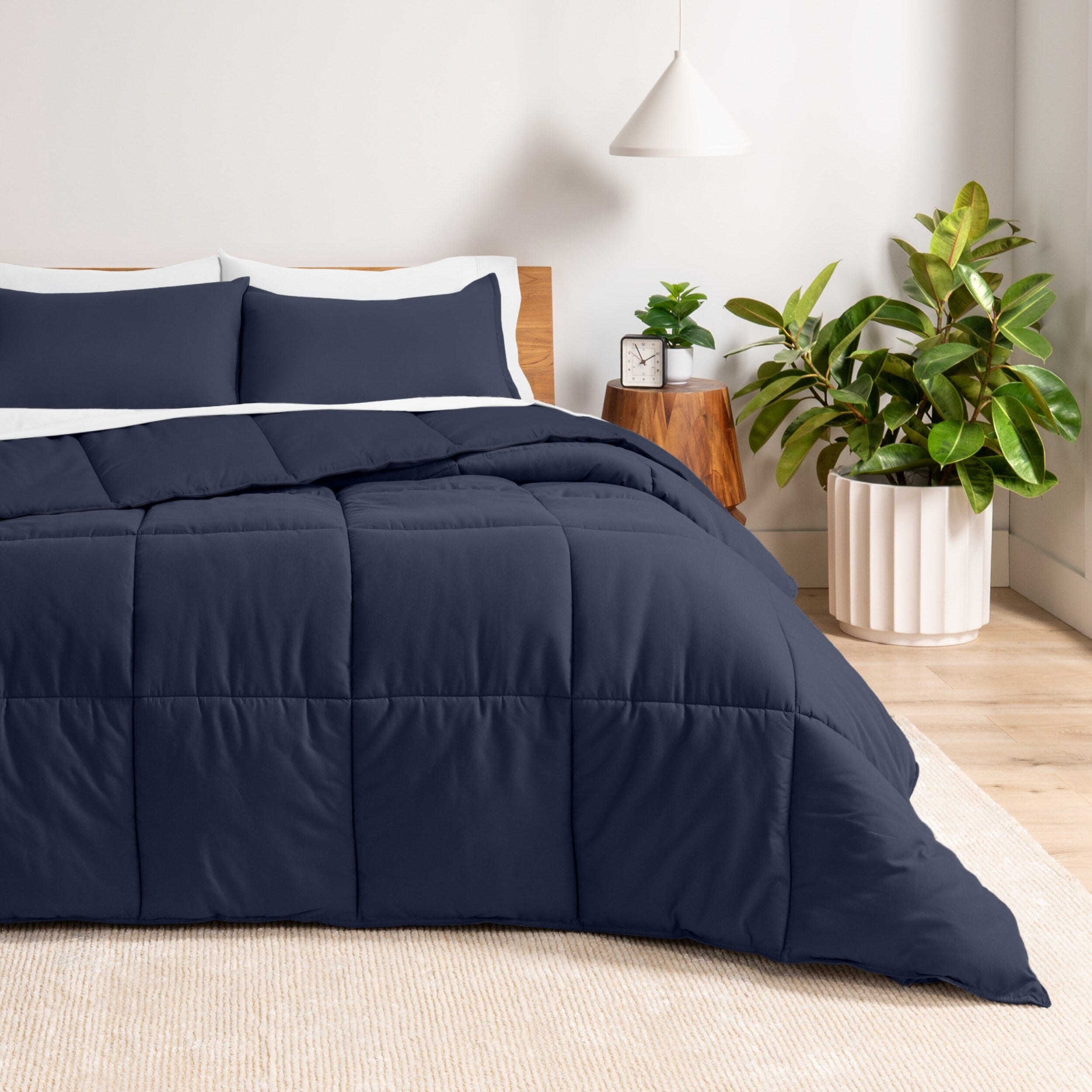 Ensemble de couette hypoallergénique Bare Home en duvet synthétique