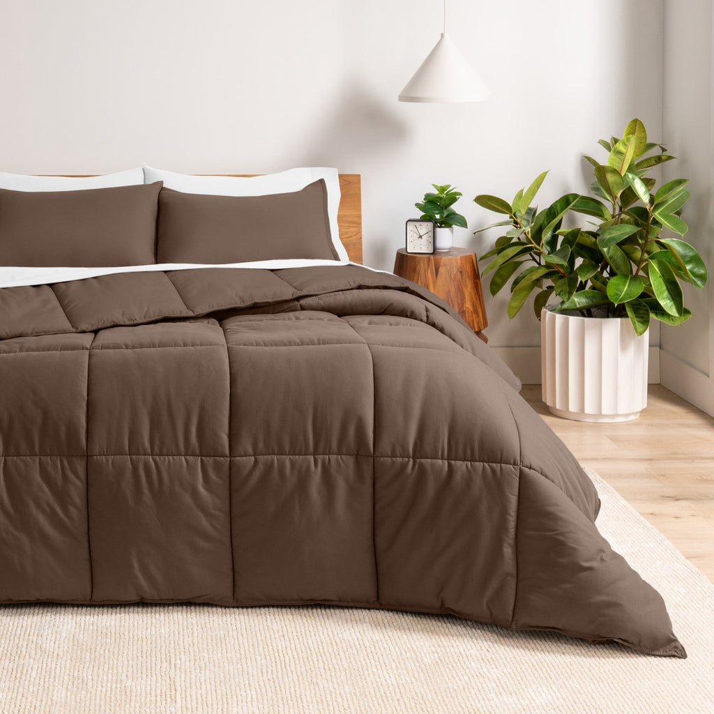 Ensemble de couette hypoallergénique Bare Home en duvet synthétique