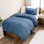 Ensemble de couette hypoallergénique Bare Home en duvet synthétique