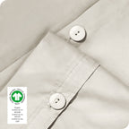 Parure de lit Bare Home en percale de coton biologique