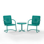 Ensemble de chaises d'extérieur Crosley Bates 3 pièces - 84 L x 22 P x 35 H