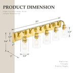 Applique murale de style ferme pour salle de bain