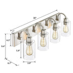 Applique murale de style ferme pour salle de bain