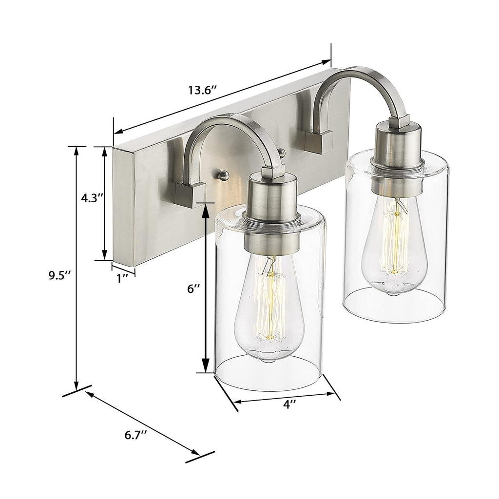 Applique murale de style ferme pour salle de bain