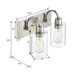 Applique murale de style ferme pour salle de bain