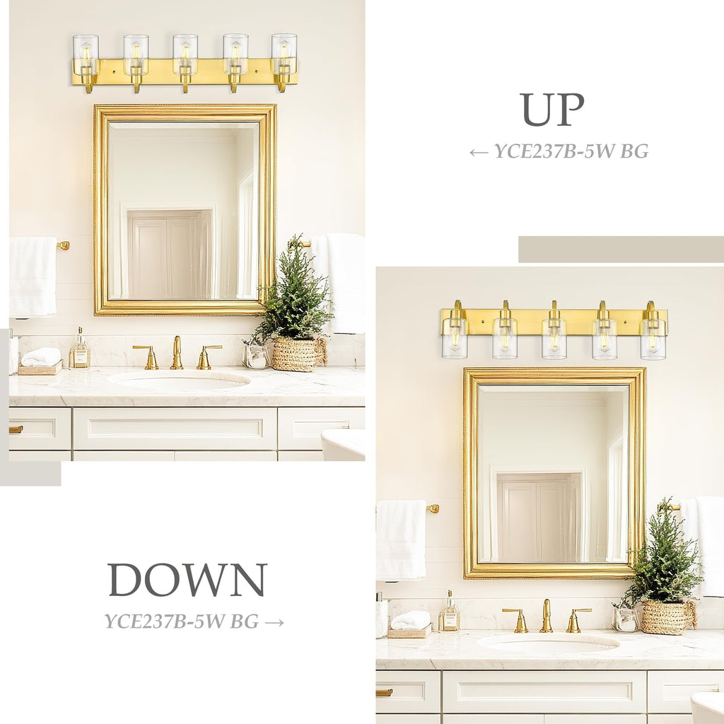 Applique murale de style ferme pour salle de bain