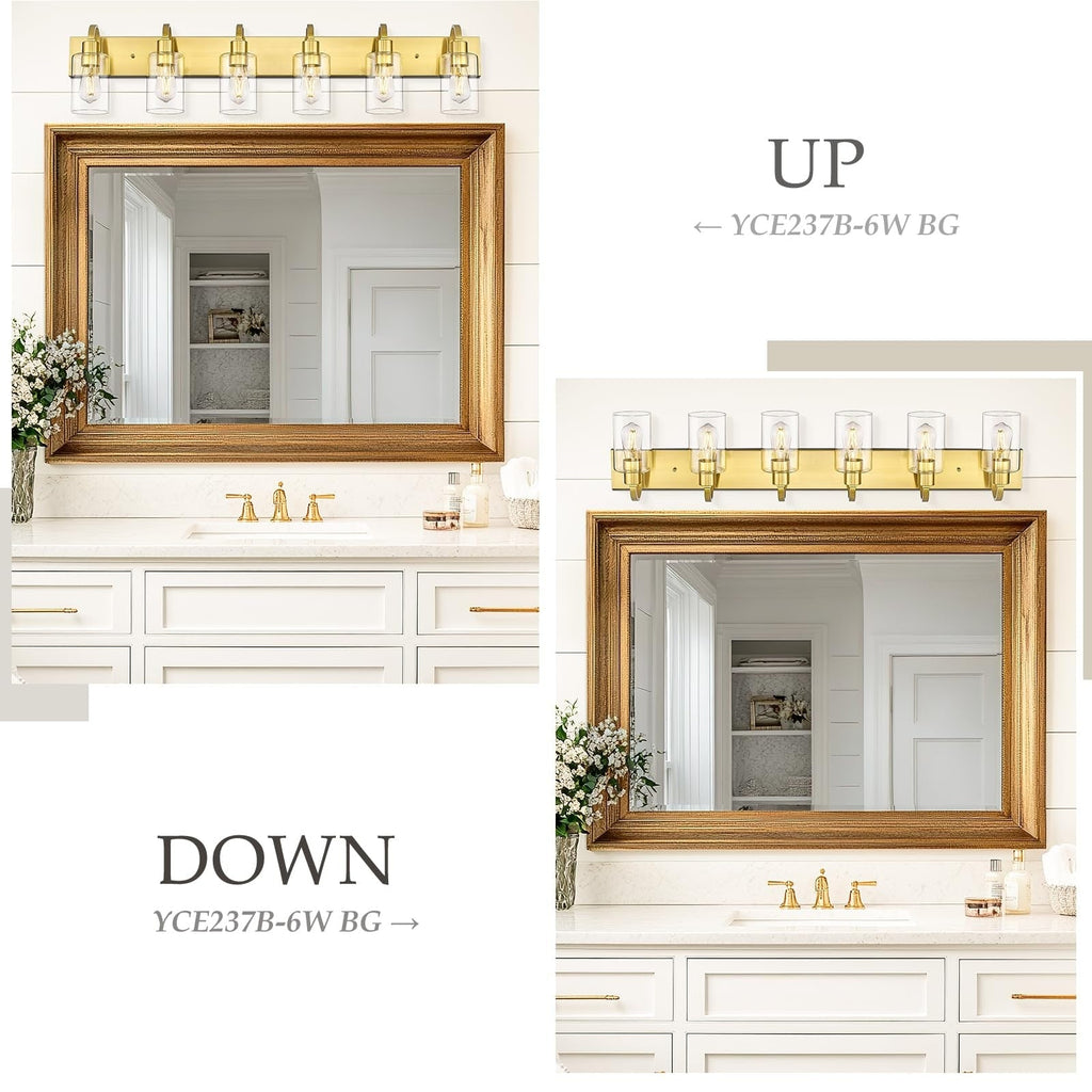 Applique murale de style ferme pour salle de bain