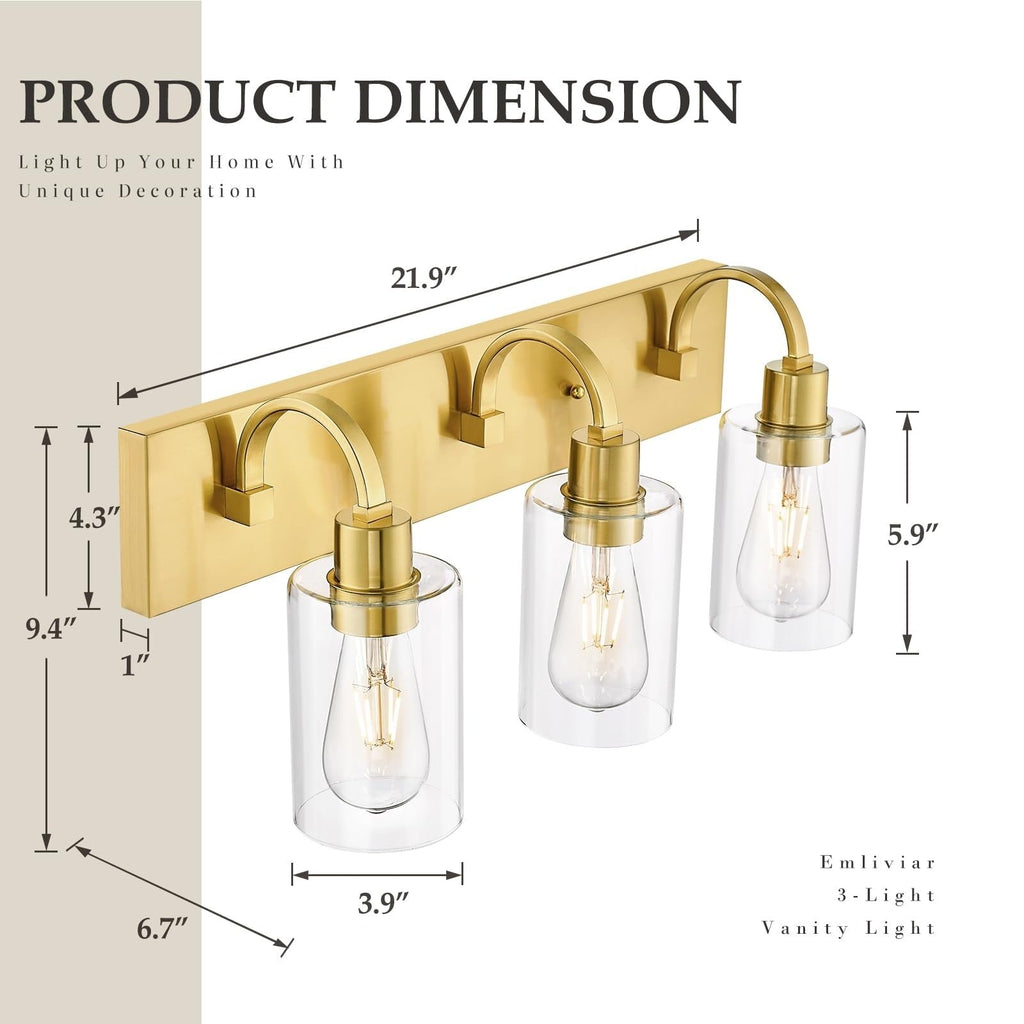 Applique murale de style ferme pour salle de bain