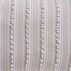 Parure de lit Angelique de Better Trends, 100 % coton, douce et moelleuse, en chenille à rayures élégantes. Lavable en machine et séchable en machine.