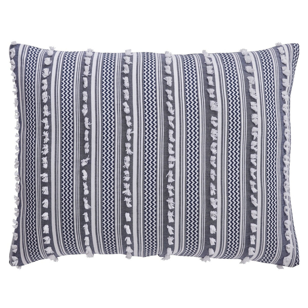 Parure de lit Angelique de Better Trends, 100 % coton, douce et moelleuse, en chenille à rayures élégantes. Lavable en machine et séchable en machine.