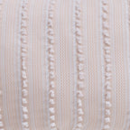 Parure de lit Angelique de Better Trends, 100 % coton, douce et moelleuse, en chenille à rayures élégantes. Lavable en machine et séchable en machine.