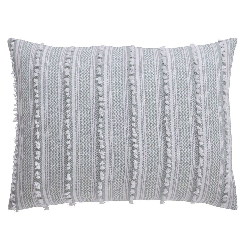 Parure de lit Angelique de Better Trends, 100 % coton, douce et moelleuse, en chenille à rayures élégantes. Lavable en machine et séchable en machine.