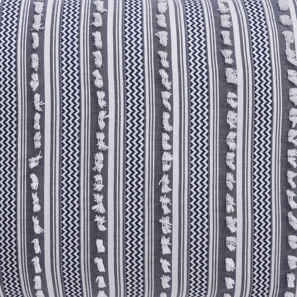 Parure de lit Angelique de Better Trends, 100 % coton, douce et moelleuse, en chenille à rayures élégantes. Lavable en machine et séchable en machine.