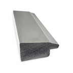 Miroir mural biseauté pour salle de bain - Cadre Vista en nickel brossé