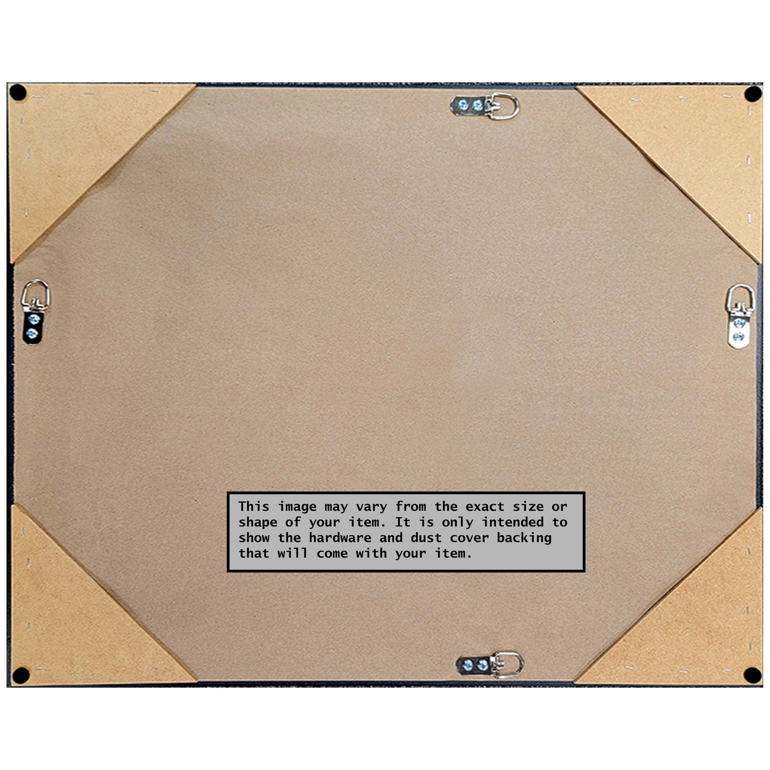 Miroir mural biseauté pour salle de bain - Cadre Vista en nickel brossé