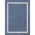 Tapis Beverly Rug moderne à bordures pour intérieur et extérieur, tapis d'extérieur pour patio, terrasse, porche