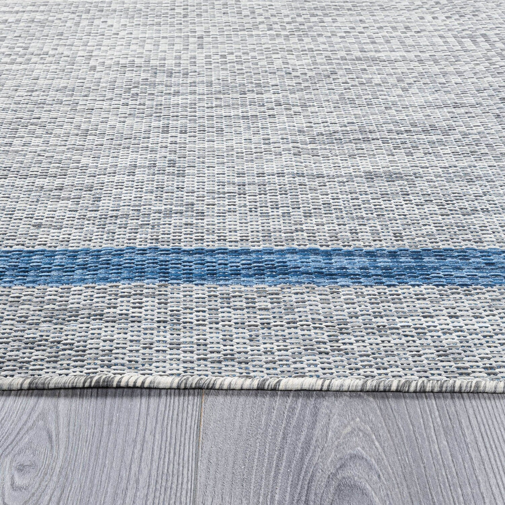 Tapis Beverly Rug moderne à bordures pour intérieur et extérieur, tapis d'extérieur pour patio, terrasse, porche