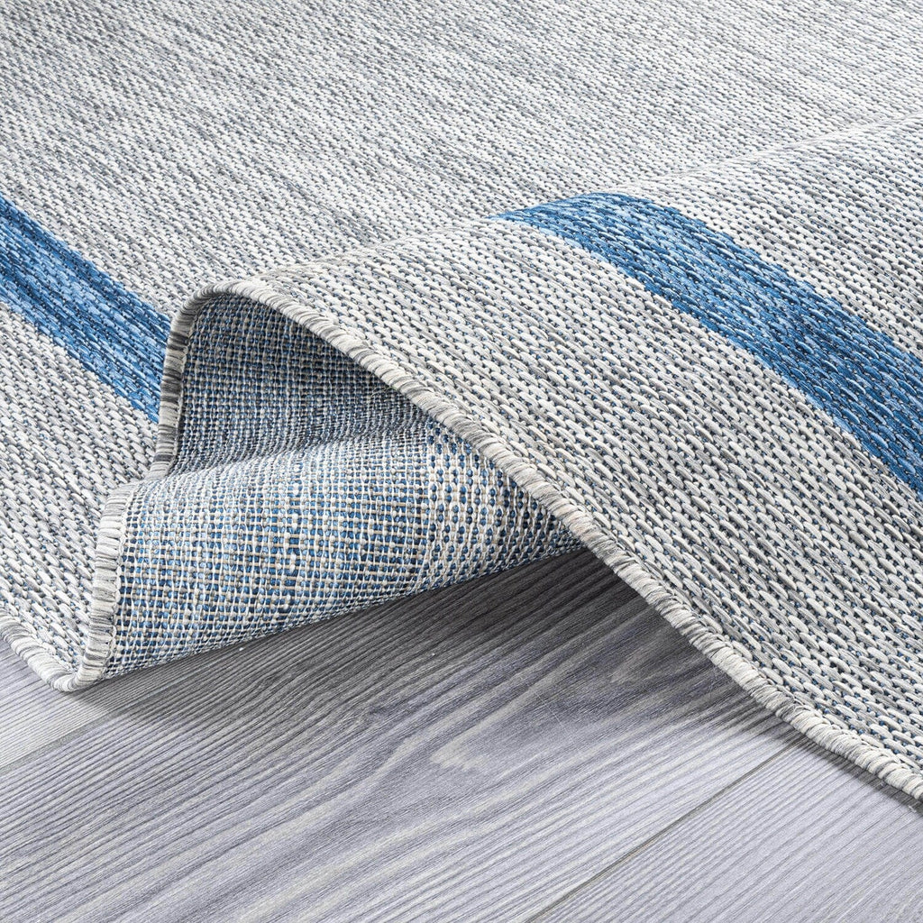 Tapis Beverly Rug moderne à bordures pour intérieur et extérieur, tapis d'extérieur pour patio, terrasse, porche