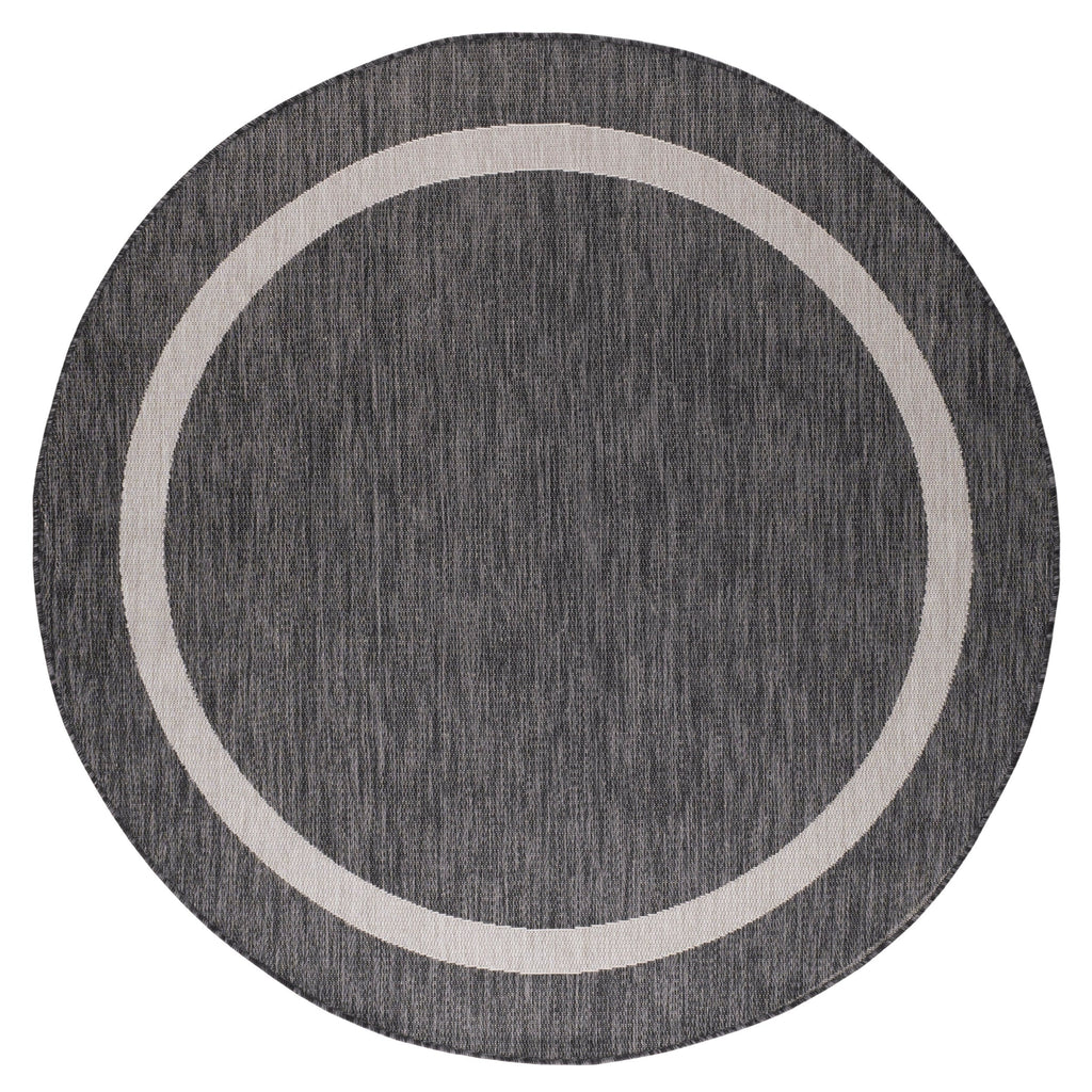 Tapis Beverly Rug moderne à bordures pour intérieur et extérieur, tapis d'extérieur pour patio, terrasse, porche