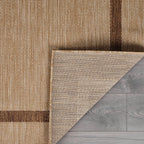 Tapis Beverly Rug moderne à bordures pour intérieur et extérieur, tapis d'extérieur pour patio, terrasse, porche