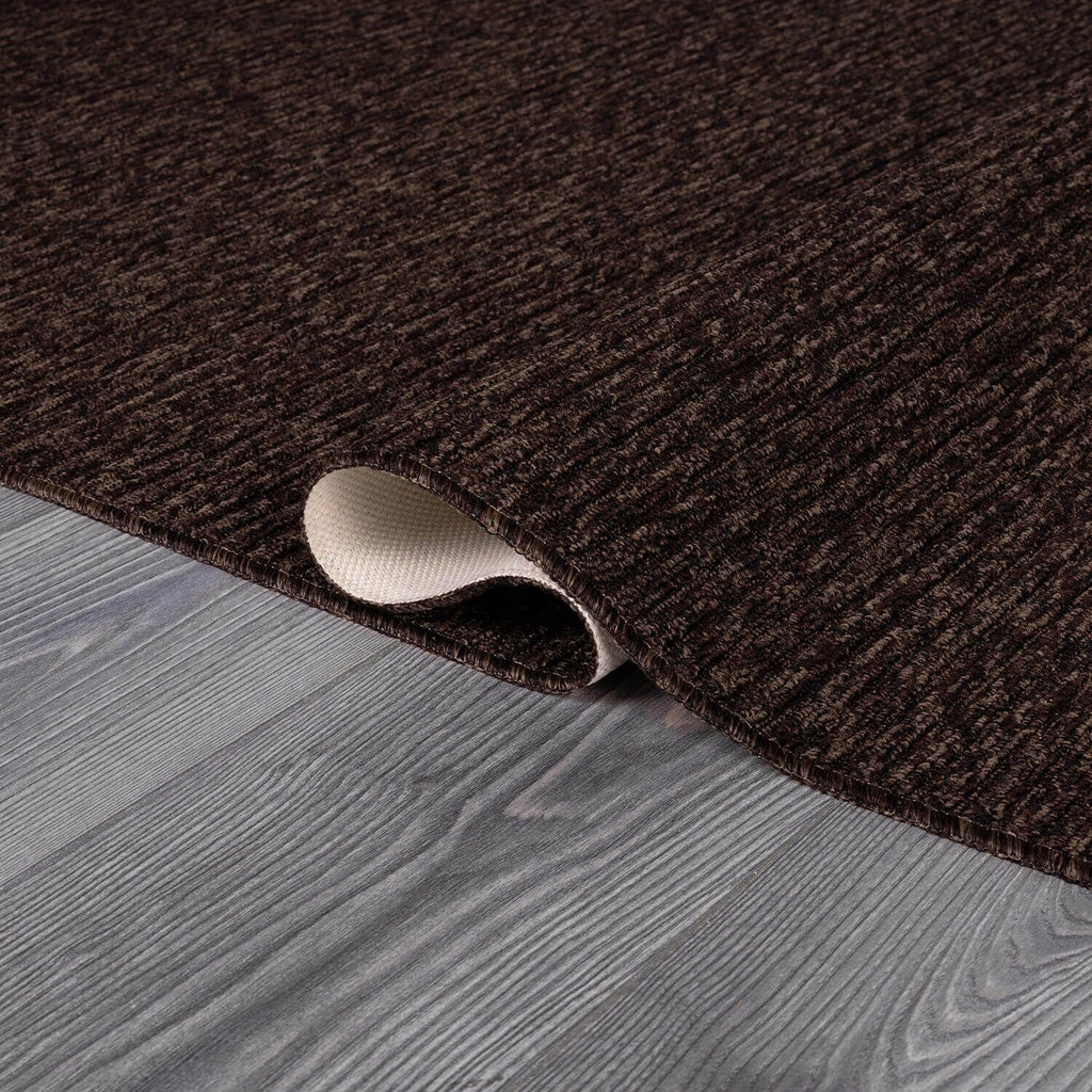 Tapis d'intérieur Beverly Rug uni, antidérapant, dos en caoutchouc, lavable