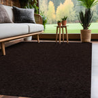 Tapis d'intérieur Beverly Rug uni, antidérapant, dos en caoutchouc, lavable