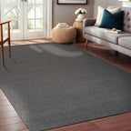 Tapis d'intérieur Beverly Rug uni, antidérapant, dos en caoutchouc, lavable