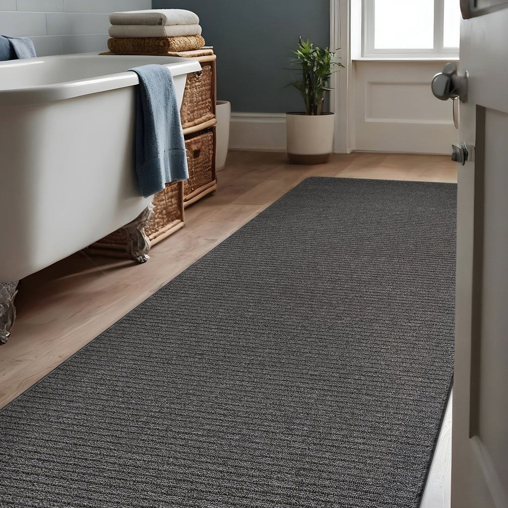 Tapis d'intérieur Beverly Rug uni, antidérapant, dos en caoutchouc, lavable