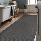 Tapis d'intérieur Beverly Rug uni, antidérapant, dos en caoutchouc, lavable