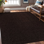 Tapis d'intérieur Beverly Rug uni, antidérapant, dos en caoutchouc, lavable