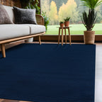 Tapis d'intérieur Beverly Rug uni, antidérapant, dos en caoutchouc, lavable